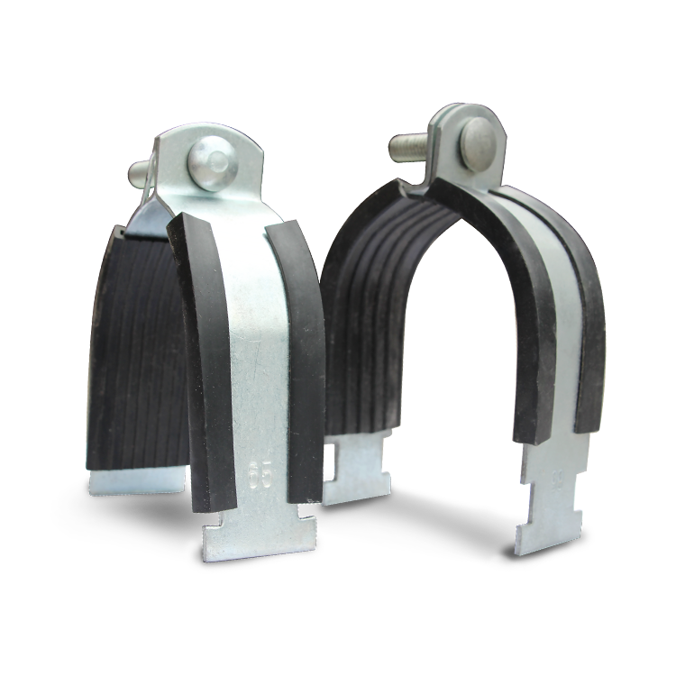 Strut 2-Piece Galvanized Pipe Clamp
